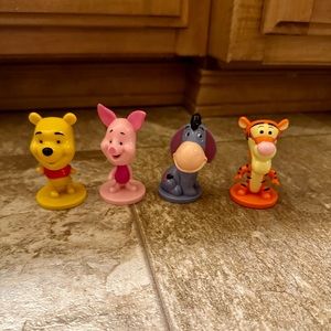 Vintage Disney Winnie the Pooh Mini Bobbleheads